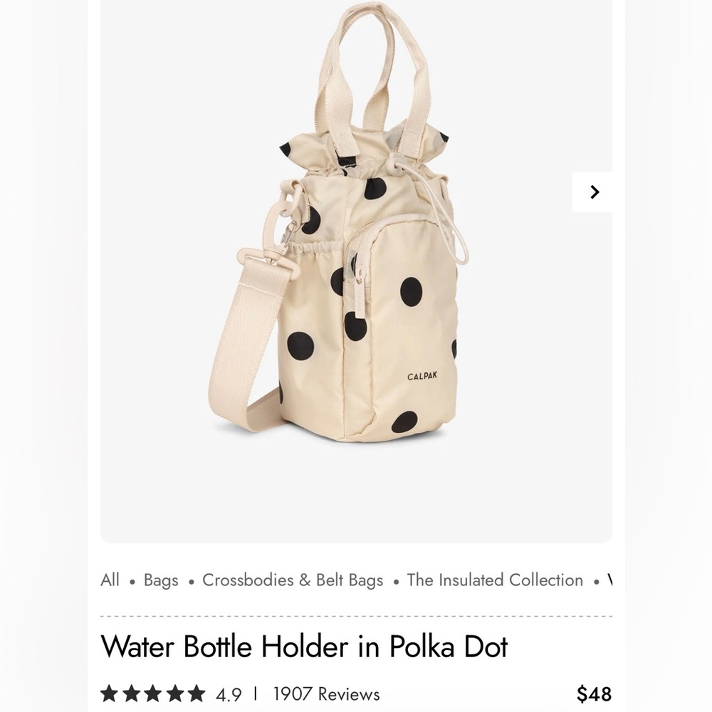 CalPak Water Bottle Holder/Crossbody Bag